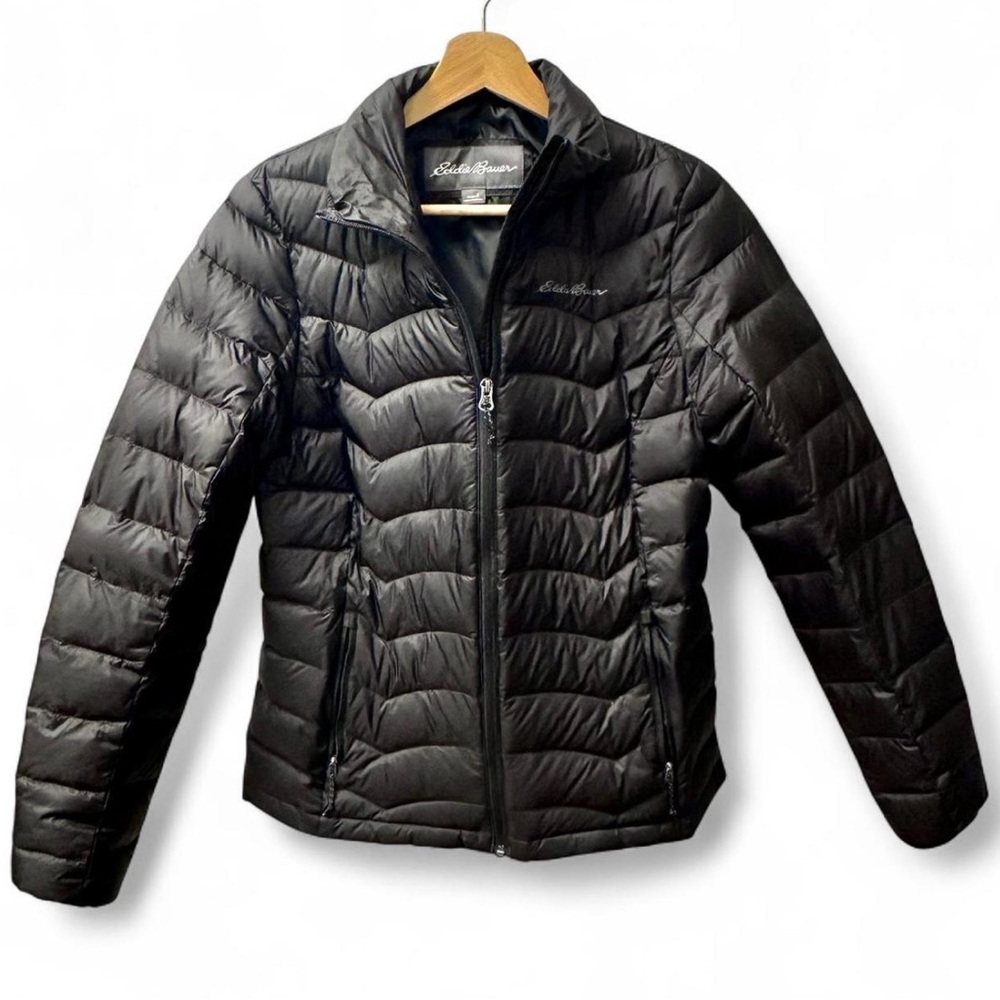 Eddie Bauer Puffer Jacket Jet Black Size Small